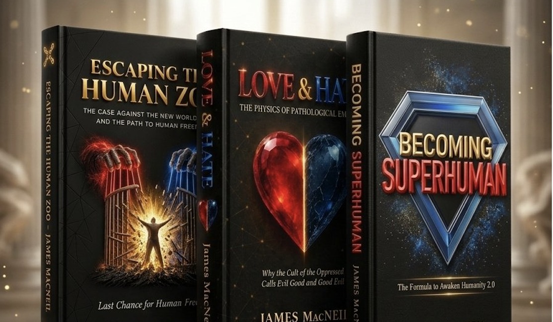 The Quintessential SuperHuman Series — all three books by James MacNeil